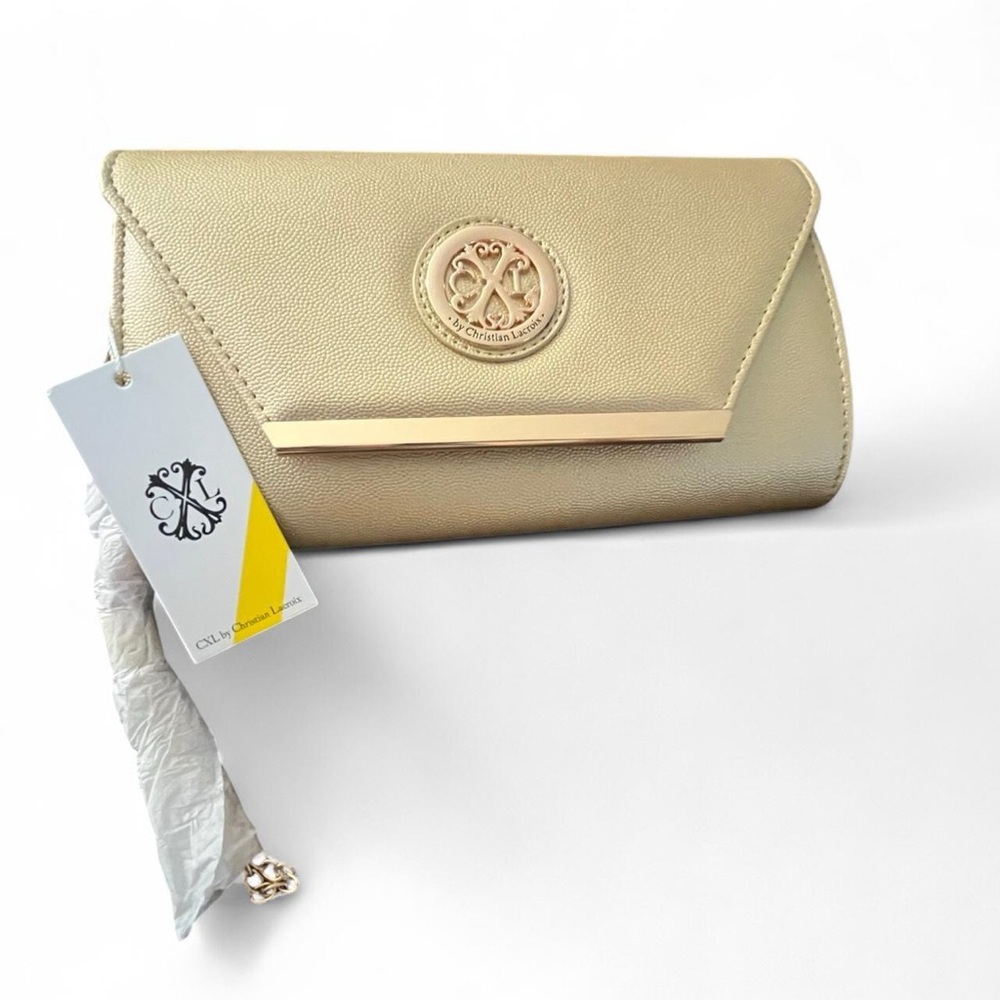 Christian Lacroix Elegant Gold Clutch
